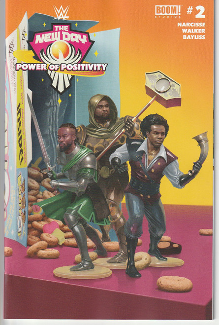 WWE NEW DAY POWER OF POSITIVITY #2 (OF 2) CVR B (BOOM 2021) "NEW UNREAD"