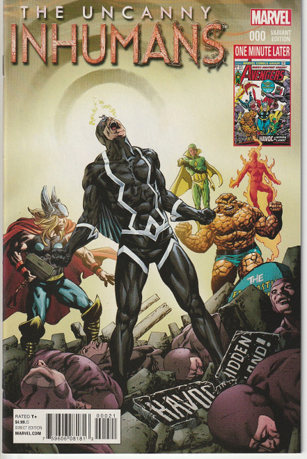 UNCANNY INHUMANS #00 AVENGERS VAR (MARVEL 2015) "NEW UNREAD"