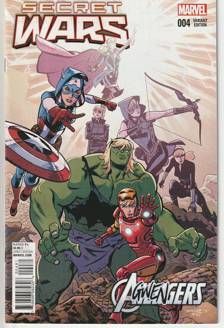 SECRET WARS #4 (OF 9) AGWENGERS VAR (MARVEL 2015) "NEW UNREAD"