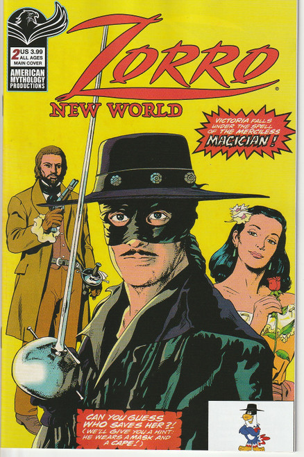 ZORRO NEW WORLD #2 CVR A (AMERICAN MYTHOLOGY PRODUCTIONS 2021) "NEW UNREAD"