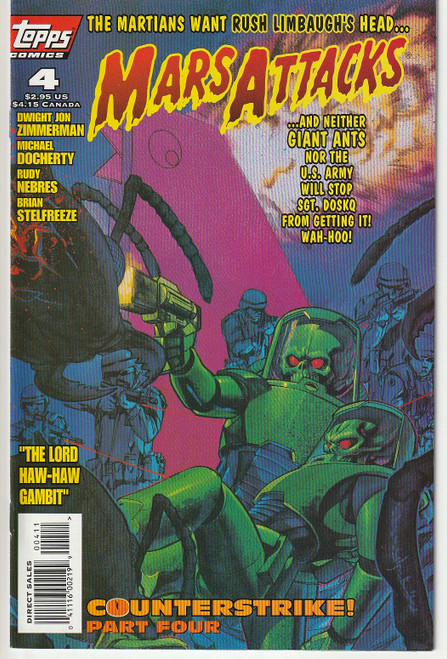 MARS ATTACKS (1995) #4 (TOPPS 1995)