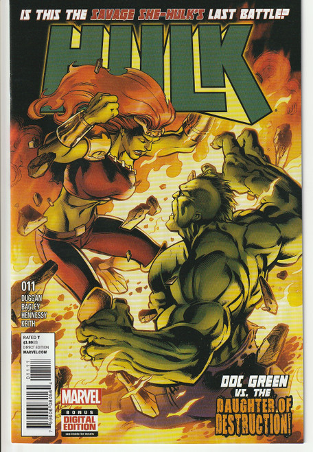 HULK (2014) #11  (MARVEL 2015) "NEW UNREAD"