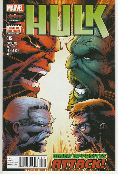 HULK (2014) #15  (MARVEL 2015) "NEW UNREAD"