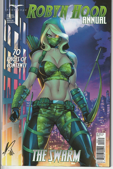 ROBYN HOOD 2021 ANNUAL SWARM CVR C (ZENESCOPE 2021) "NEW UNREAD"