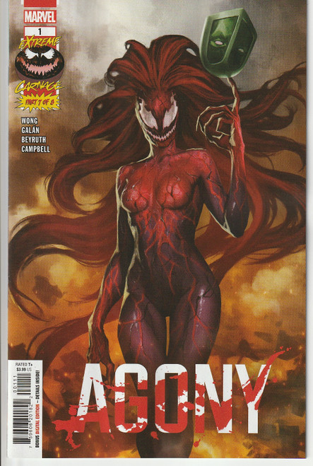 EXTREME CARNAGE AGONY #1 (MARVEL 2021) "NEW UNREAD"