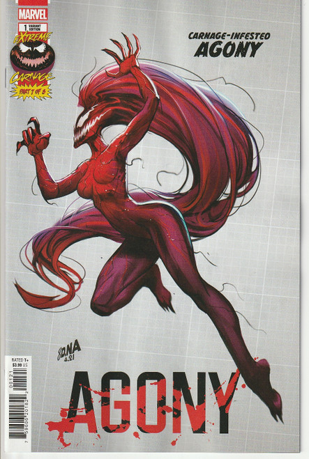 EXTREME CARNAGE AGONY #1 DESIGN VAR (MARVEL 2021) "NEW UNREAD"