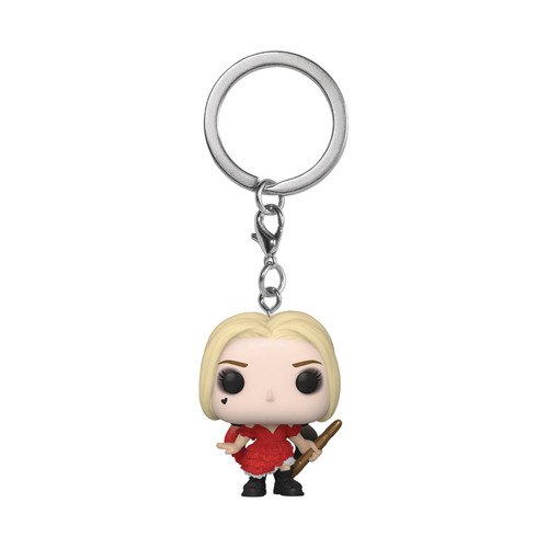 POCKET POP SUICIDE SQUAD 2021 HARLEY DAMAGED DRESS KEYCHAIN