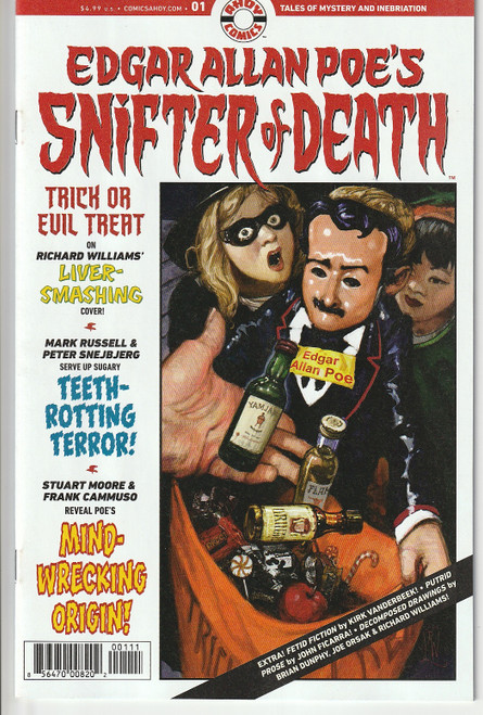 EDGAR ALLAN POE SNIFTER OF DEATH #1 (OF 6) (AHOY  2021) "NEW UNREAD"