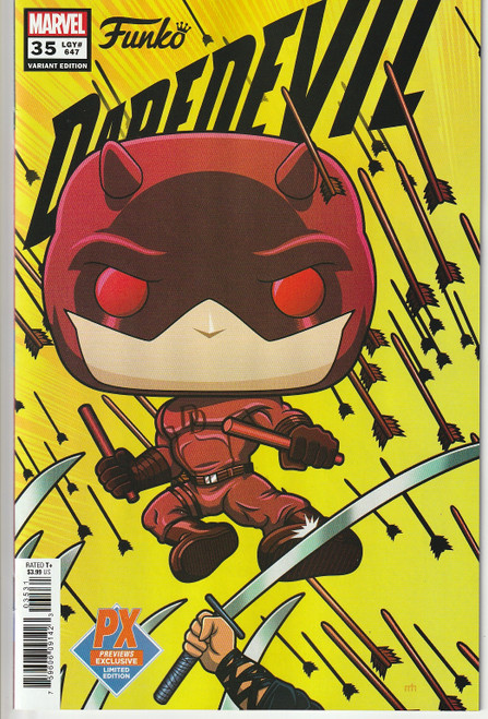 DAREDEVIL (2019) HAYHURST PX FUNKO VAR (MARVEL 2021) "NEW UNREAD"