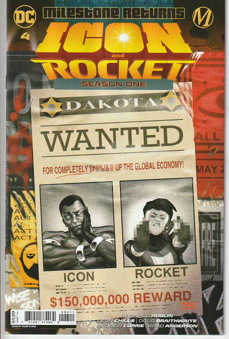 ICON & ROCKET SEASON ONE #4 (OF 6)(DC 2021) "NEW UNREAD"