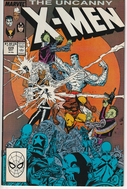 X-MEN/UNCANNY X-MEN #229 (MARVEL 1988)