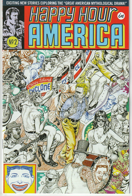 HAPPY HOUR IN AMERICA #2  (FANTAGRAPHICS 2021) "NEW UNREAD"