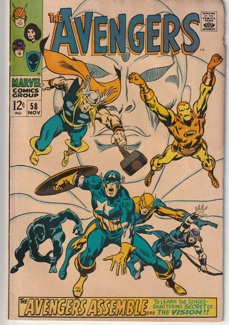 AVENGERS #058 (MARVEL 1968)