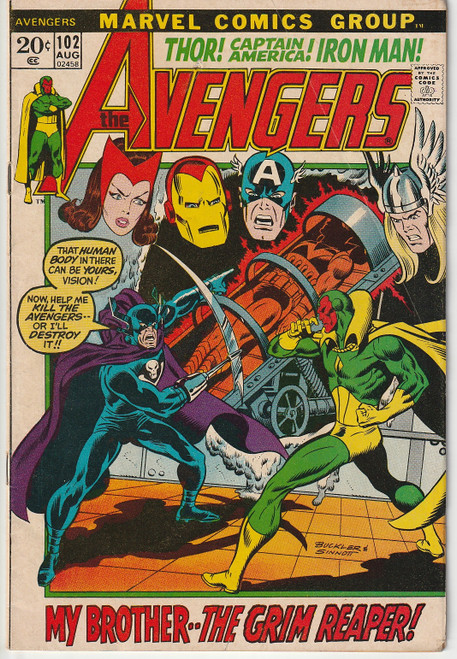 AVENGERS #102 (MARVEL 1972)