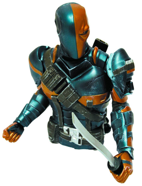 ARKHAM ORIGINS DEATHSTROKE PX BUST BANK