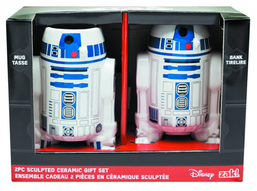 R2-D2 MOLDED BANK AND MUG 2PK SET