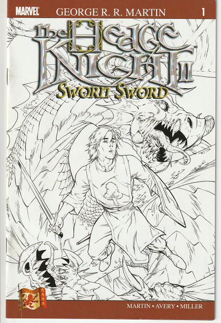HEDGE KNIGHT II SWORN SWORD #1 SKETCH COVER (MARVEL 2007)