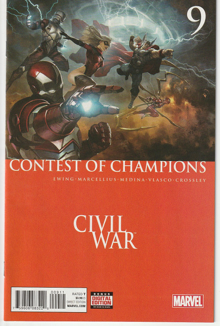 CONTEST OF CHAMPIONS #09 (MARVEL 2016) C2 "NEW UNREAD"