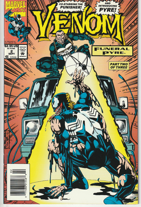 VENOM FUNERAL PYRE #2 NEWSTTAND EDITION (MARVEL 1993)