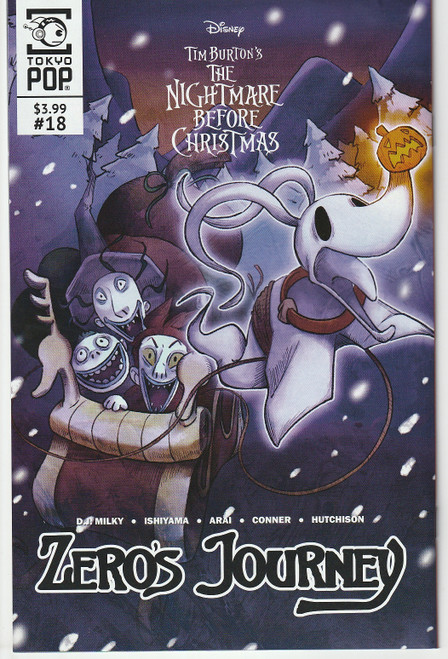 NIGHTMARE BEFORE CHRISTMAS ZEROS JOURNEY #18 (TOKYOPOP 2020) "NEW UNREAD"