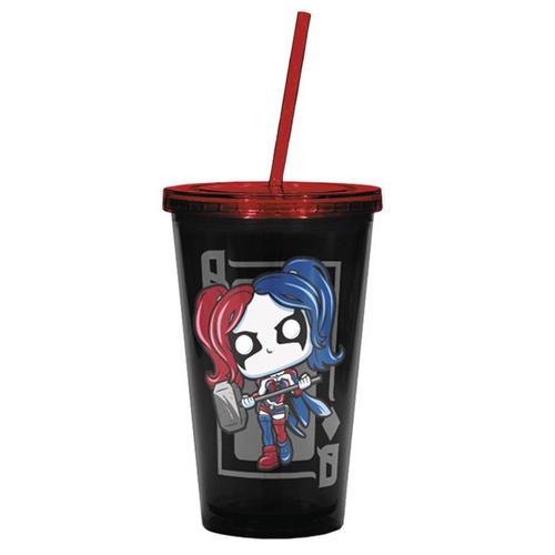 POP DC HEROES HARLEY QUINN ACRYLIC CUP