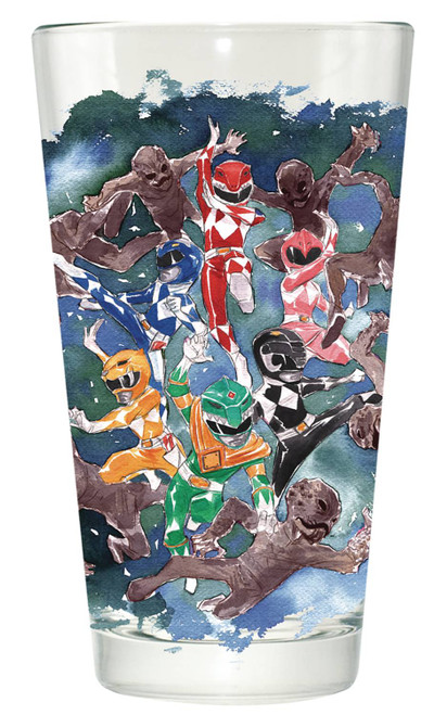 POWER RANGERS RANGER WATERCOLOR PX PINT GLASS