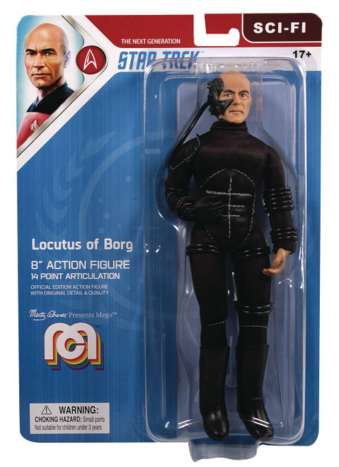 MEGO SCI-FI STAR TREK TNG LOCUTUS 8IN AF