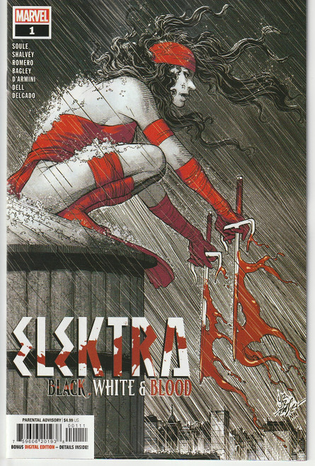 ELEKTRA BLACK WHITE BLOOD #1 (OF 4) (MARVEL 2022) "NEW UNREAD"