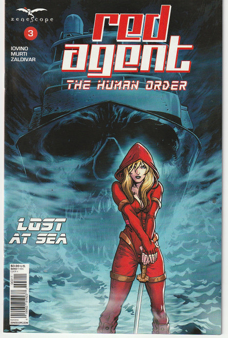 GFT RED AGENT HUMAN ORDER #3 CVR A KIVELA (ZENESCOPE 2017) "NEW UNREAD"