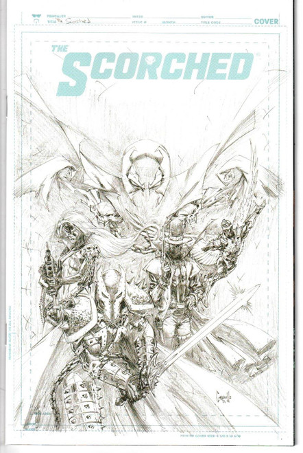 SPAWN SCORCHED #01 CVR H CAPULLO SKETCH (IMAGE 2022) "NEW UNREAD"