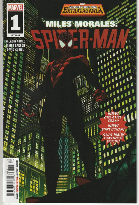 MILES MORALES: SPIDER-MAN 1 HALLOWEEN COMIC EXTRAVAGANZA 2021 (MARVEL 2021) "NEW UNREAD" c2