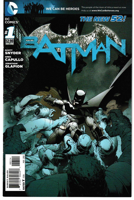 BATMAN (2011) #01 4TH PRINT (DC 2012)
