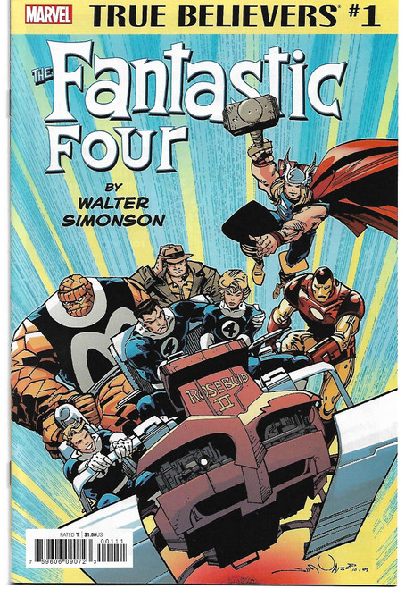 TRUE BELIEVERS FANTASTIC FOUR BY WALTER SIMONSON #1