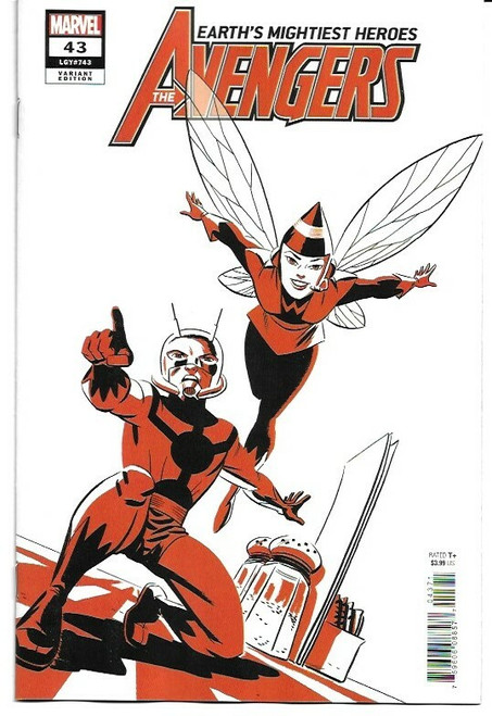 AVENGERS (2018) #43 ANT-MAN AND WASP TWO-TONE VAR (MARVEL 2021) "NEW UNREAD"