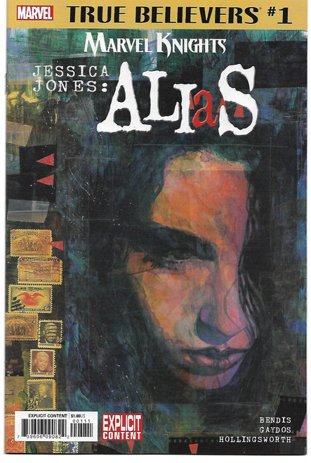 TRUE BELIEVERS JESSICA JONES ALIAS BY BENDIS & GAYDOS #1