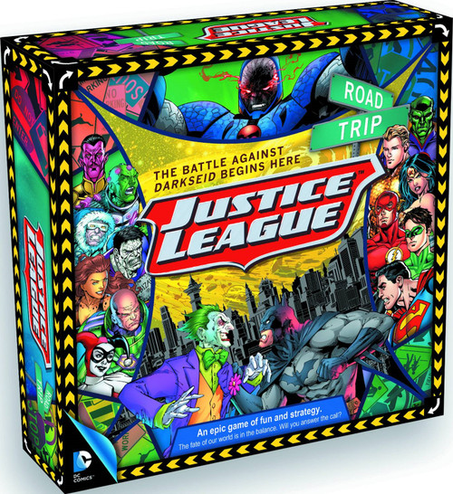 DC COMICS JUSTICE LEAGUE ROAD TRIP BOARD GAME