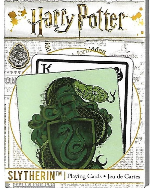 HARRY POTTER 24PC PLAYING CARDS SLYTHERIN