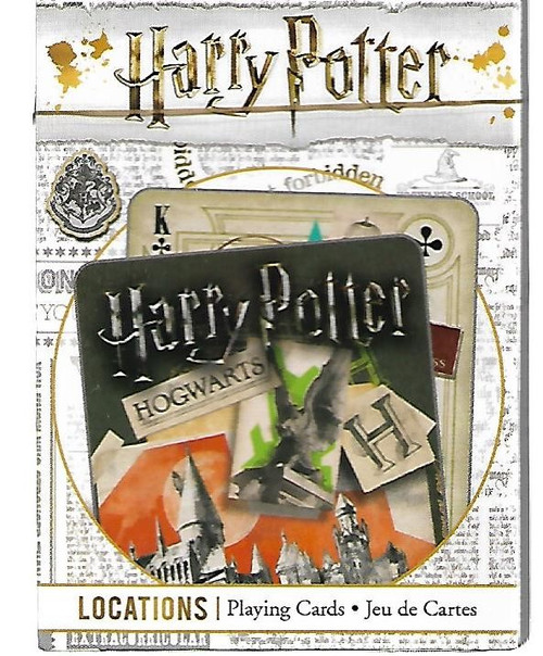 HARRY POTTER 24PC PLAYING CARDS LOCATIONS