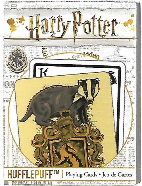 HARRY POTTER 24PC PLAYING CARDS HUFFLEPUFF