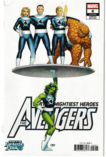 AVENGERS (2018) #06 RETURN OF FANTASTIC FOUR VAR (MARVEL 2018) READER COPY