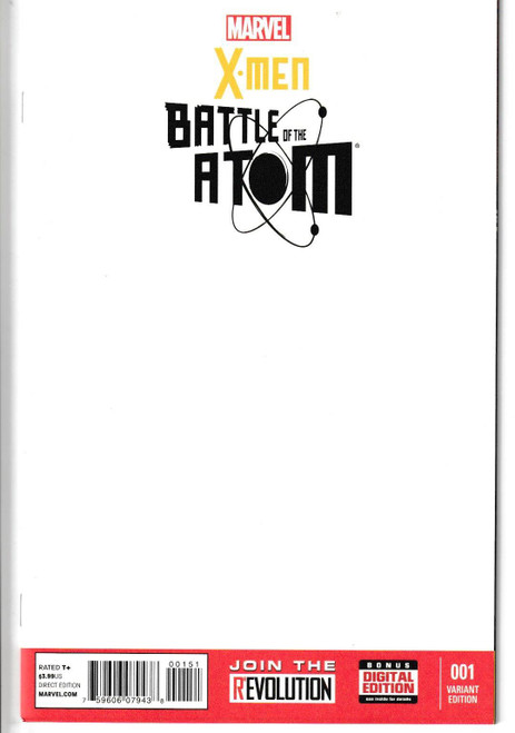 X-MEN BATTLE OF THE ATOM #1 BLANK VAR (MARVEL 2013)