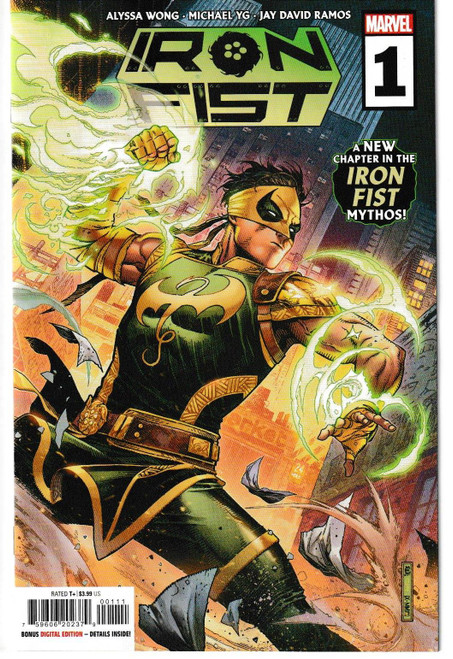 IRON FIST (2022) #1 (OF 5) (MARVEL 2022) C2 "NEW UNREAD"