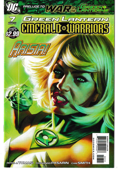 GREEN LANTERN EMERALD WARRIORS #07 VAR (DC 2011)