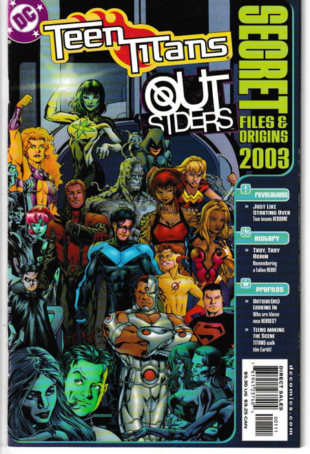 TEEN TITANS OUTSIDERS SECRET FILES #1 (DC 2003)