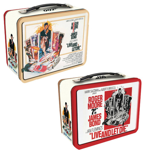 JAMES BOND LIVE AND LET DIE TIN TOTE