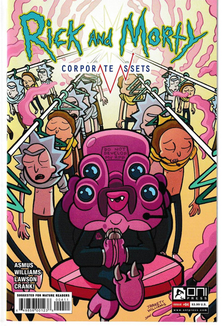 RICK AND MORTY CORPORATE ASSETS #4 (OF 4) CVR A (ONI 2022) "NEW UNREAD"