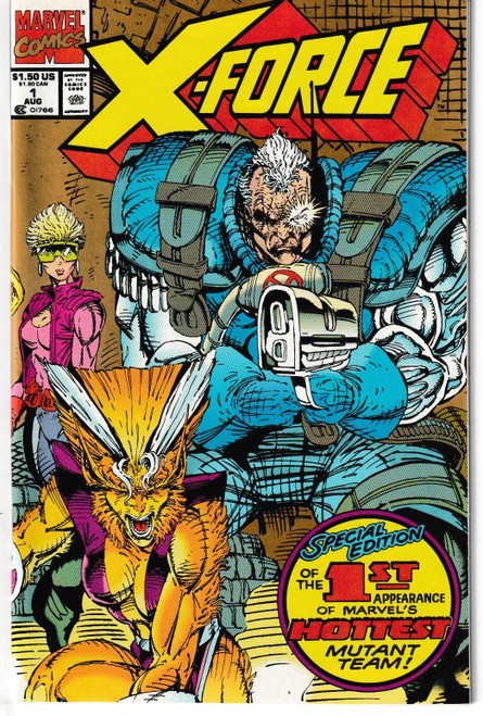 X-FORCE #001 (MARVEL 1991) SECOND PRINT