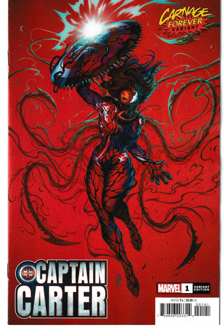 CAPTAIN CARTER #1 (OF 5) CARNAGE FOREVER VAR (MARVEL 2022) "NEW UNREAD"