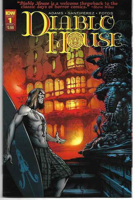 DIABLO HOUSE #1 CVR A SANTIPEREZ  (IDW 2018)