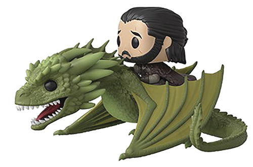 POP RIDES JON SNOW W/RHAEGAL VINYL FIGURE